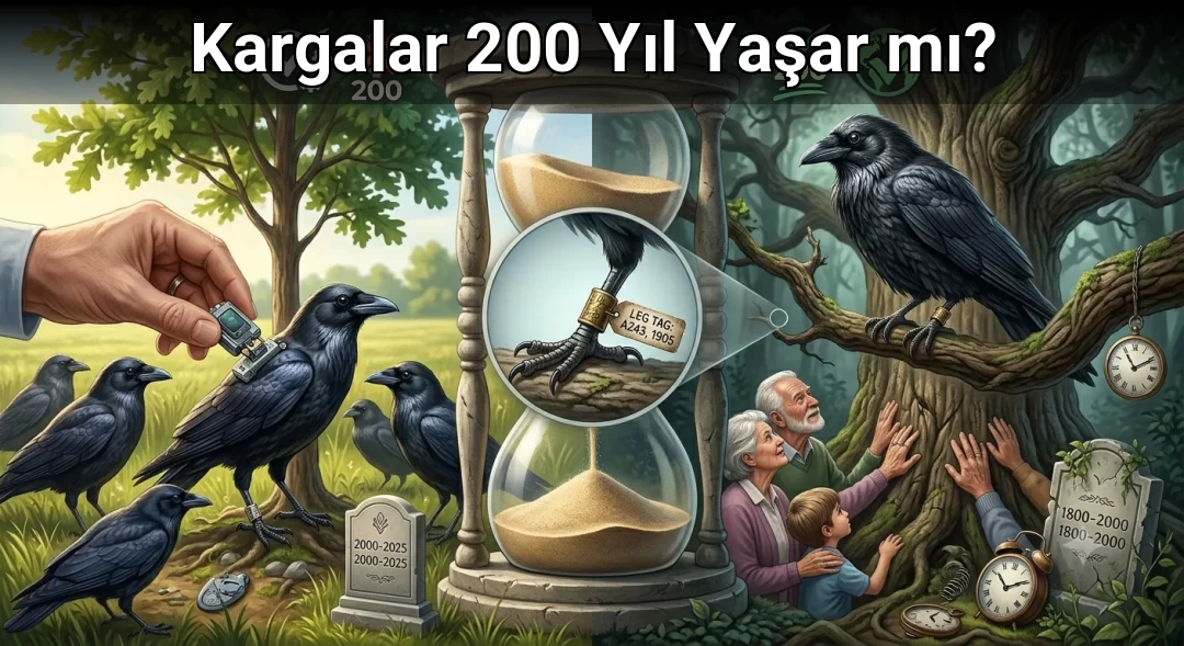 Kargalar 200 Yıl Yaşar mı?